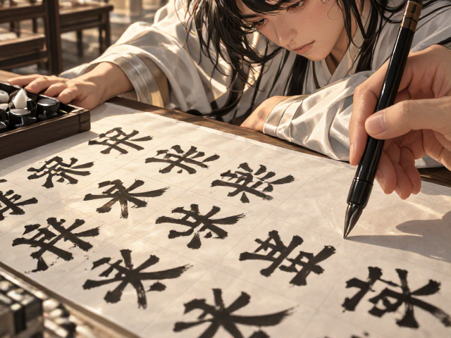 楷书临帖，泼墨大写，书画装裱辅助技巧，让作品更出彩