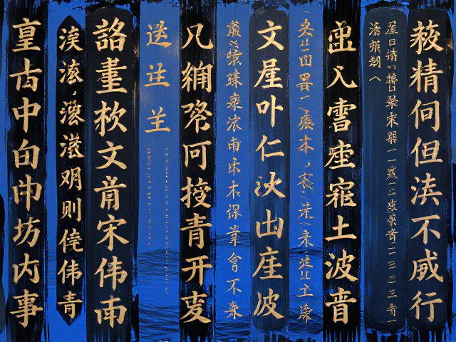 蓝黑墨汁配金石碑帖，胶法选择与书写效果全解析