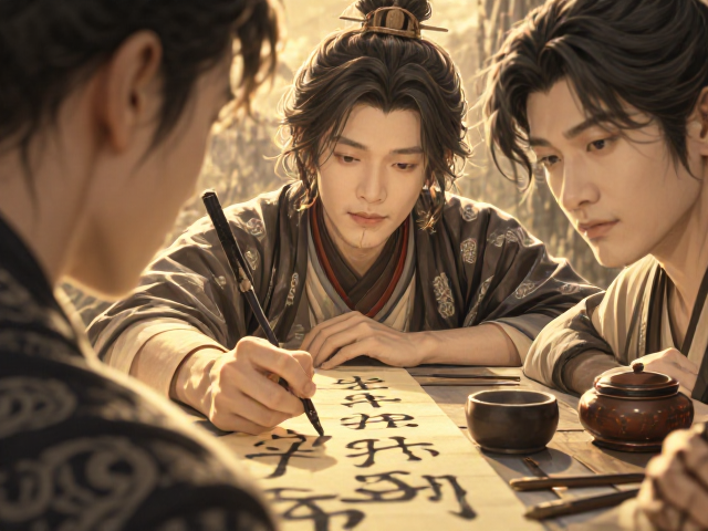细纹书法创作溯源,汉代起源与艺术演变解析