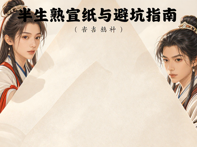 楷书练习选什么宣纸?半生熟宣纸优缺点解析与避坑指南