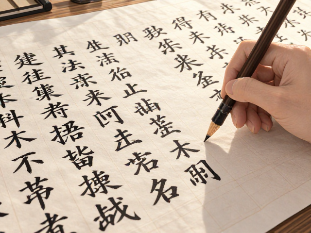 书法练习中皮纸的章法安排技巧与实战解析