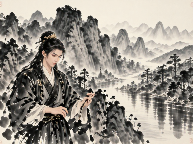 水墨淋漓写意风,岭南画派书法练习技法与入门指南