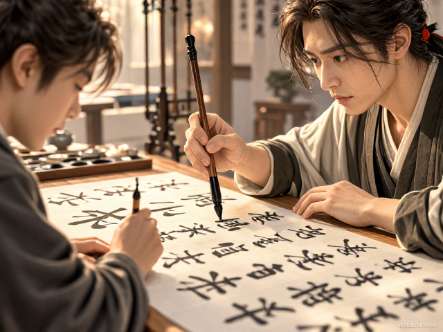 岭南画派书法练习，如何精准掌控笔墨控制技巧？
