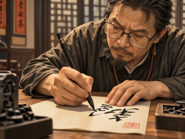 名家以书入画雕刻端砚，传承非遗艺术精髓