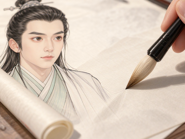红星宣纸配羊毫笔，戴月轩笔庄文房四宝选购指南