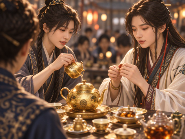 茶事雅趣:金银器在饮茶礼仪中的地位跃升