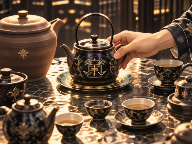 陶罐在古法茶事中的材质对话与美学构建
