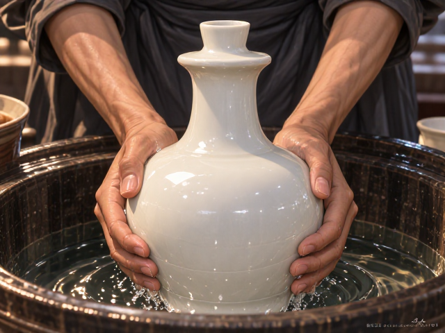 仿古白瓷构件怎么洗？忌强酸强碱，小心磕碰防碎裂