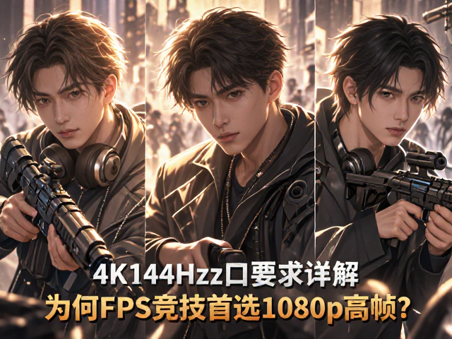 4K144Hz接口要求详解,为何FPS竞技首选1080p高帧?