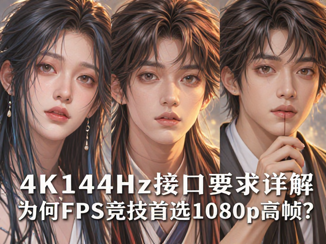 4K144Hz接口要求详解,为何FPS竞技首选1080p高帧?