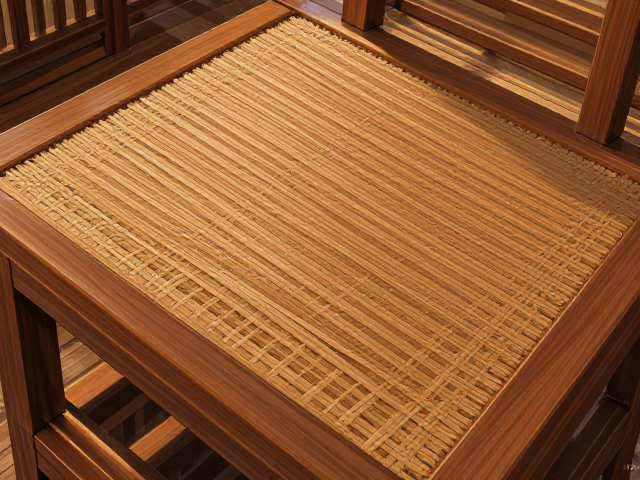 竹编座面软包家具，比例协调，打造高颜值舒适空间