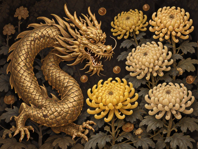 龙凤纹菊花纹,揭秘传统纹饰的历史传承与文化寓意