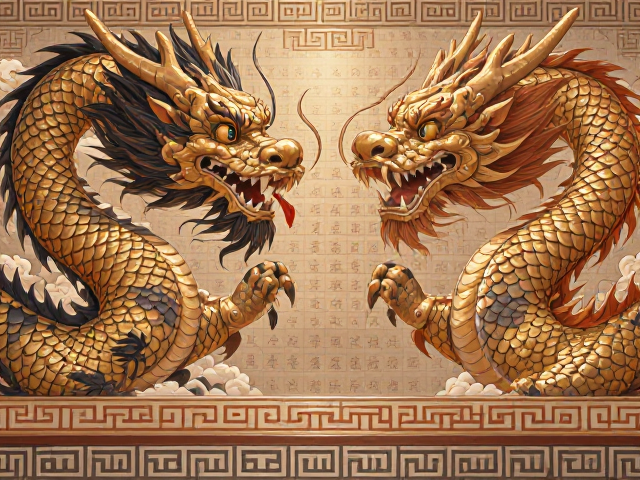 龙凤纹配羲之写经与回纹,揭秘传统纹饰的SEO流量密码与文化深意