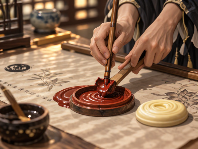 裱画浆糊、印泥色泽与粘性、油烟墨选购指南，传统文房四宝鉴别与保养技巧