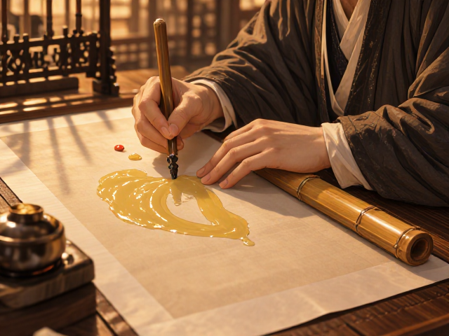裱画浆糊与竹制臂搁,文人修身养性的雅致之道