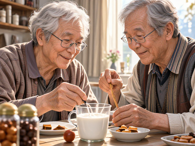 复合蛋白粉怎么冲?老年日常营养管理,牛奶冲调全攻略