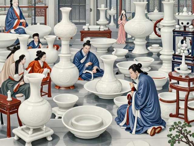 德化窑仿古白瓷构件与瓷板鉴赏，古韵之美与工艺解析