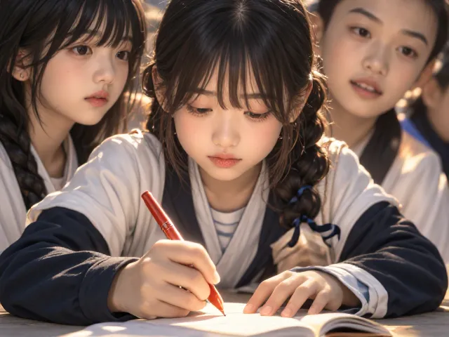 无溶剂安全书写笔，智能笔迹识别，高效学习标注新体验