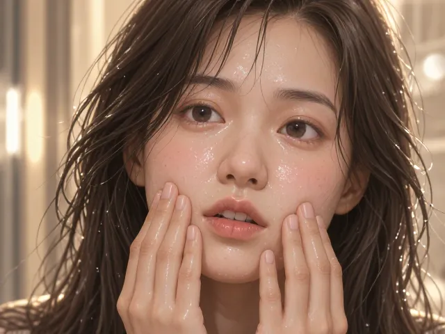 温水洁面后如何判断皮肤状态？下巴贴紧测试法超准