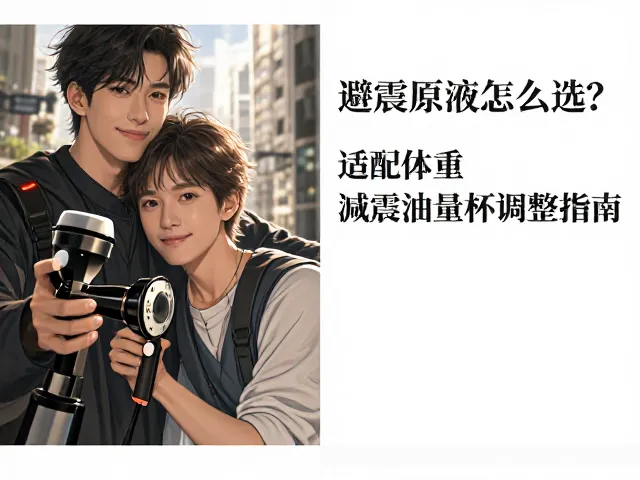 避震原液怎么选？适配体重，减震油量杯调整指南