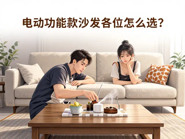 电动功能款沙发客厅主位怎么选？电机保养全攻略