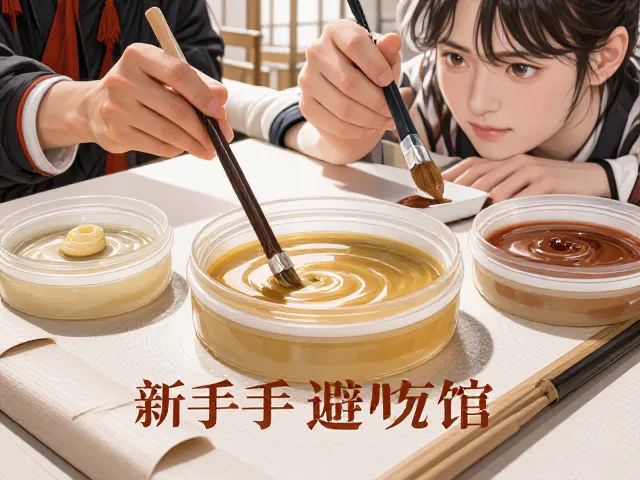 裱画浆糊配方,画毡选购,笔洗容量材质全解析,新手避坑指南
