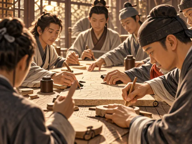 宋代线刻鼎盛揭秘,开料取材的极致工艺与历史渊源
