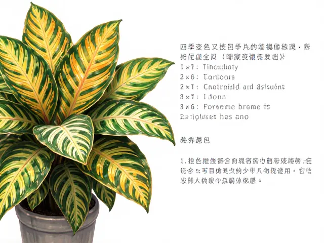 彩叶竹芋，四季变色又净化空气，家居绿植首选