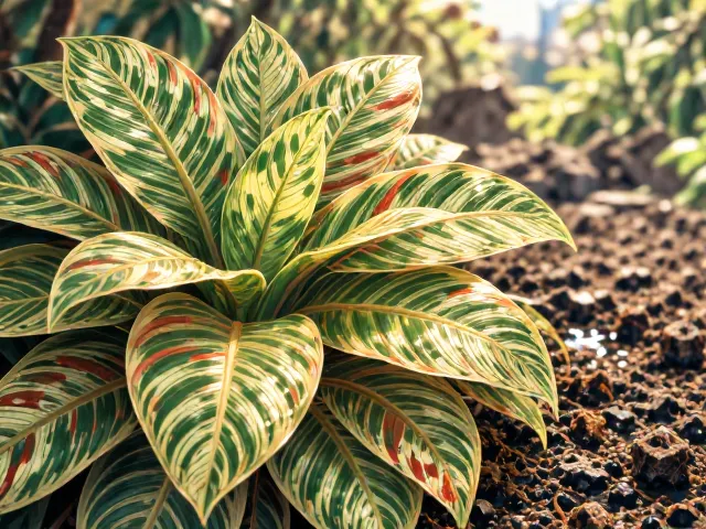彩叶竹芋怎么养？适宜15-25℃，配微酸性至中性土更茂盛