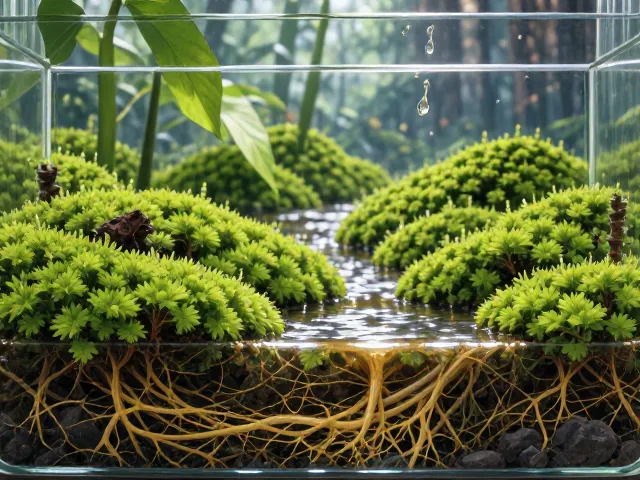 生态瓶铺苔防积水烂根，新手必看保湿技巧