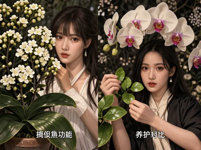 长寿花摘叶促花技巧与蝴蝶兰养护对比，让花开爆盆