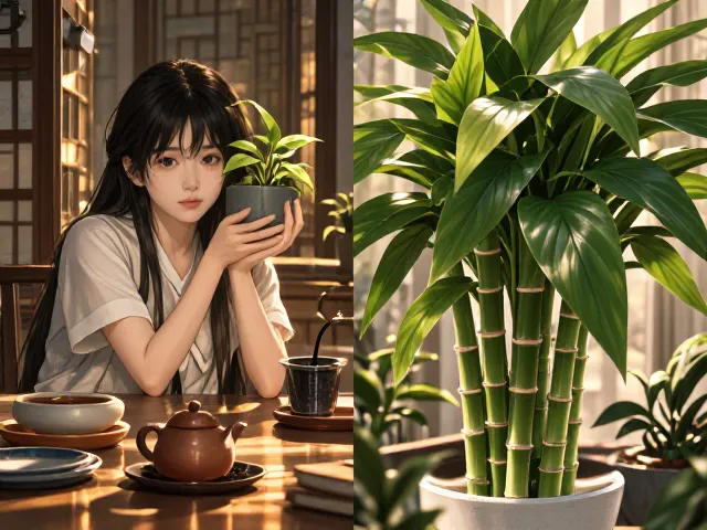 富贵竹vs绿萝,谁更净化空气?居家绿植选购指南