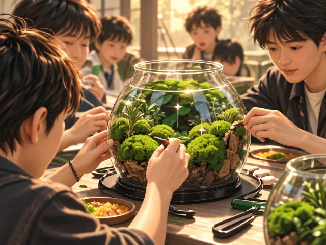 生态瓶铺苔DIY体验课爆火,零基础打造桌面微景观指南