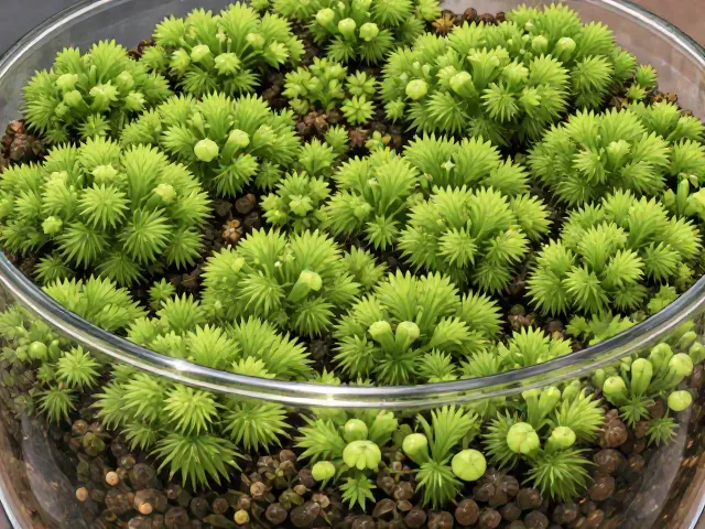 现代微景观兴起,生态瓶里种葫芦藓,打造治愈系桌面绿意