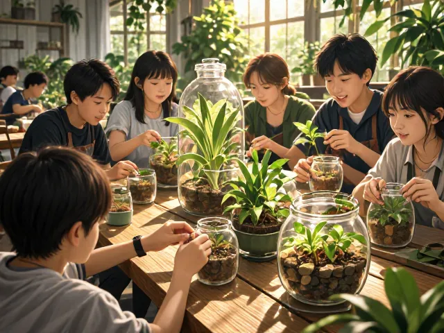 DIY生态瓶体验课爆火,新手如何防止积水烂根?