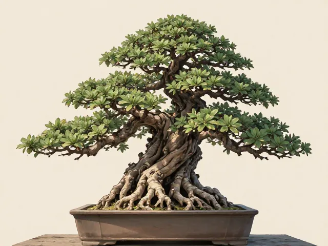 榕树老桩盆景,如何打造平衡稳定的艺术珍品?
