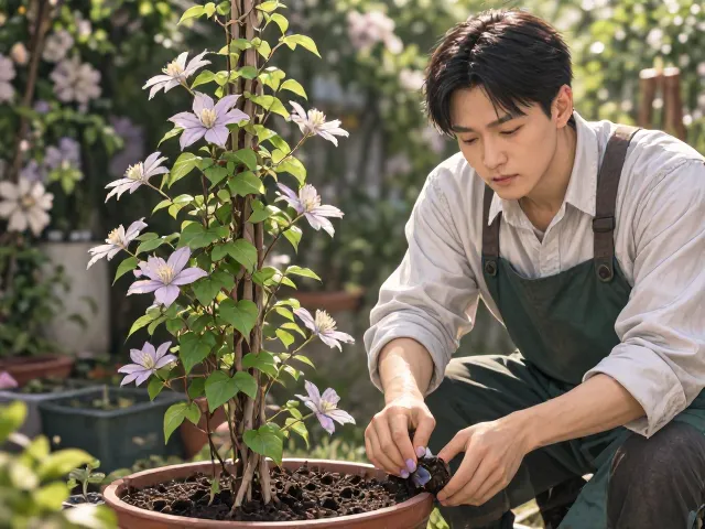 铁线莲压条繁殖教程,与乔木下层种植的高成活率技巧