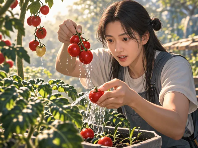樱桃番茄夏季缓苗期如何高频浇水?掌握技巧促成活