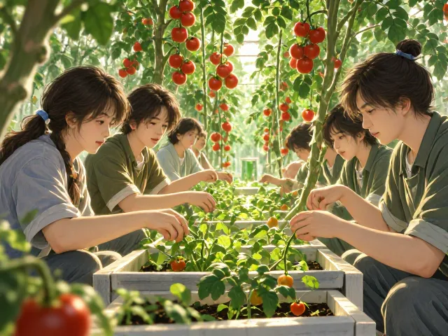 冬季温室樱桃番茄种植箱养护，高产秘诀与避坑指南