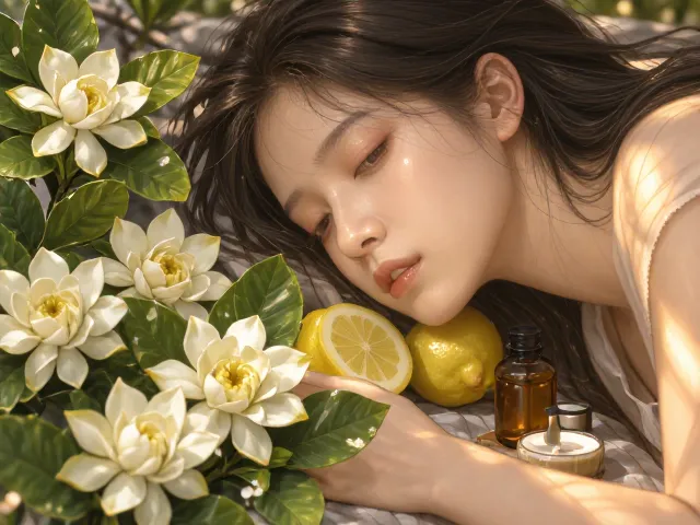 栀子花柠檬马鞭草芳香疗法，天然香氛如何舒缓压力与助眠