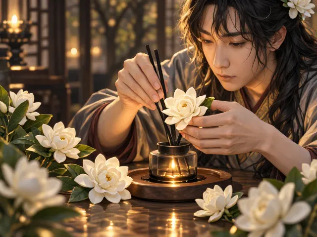 栀子花香薰扩香技巧,适当施肥补充养分,让花香更持久浓郁