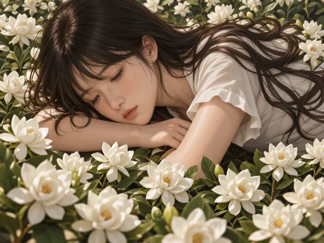 栀子花香气独特宜人,舒缓压力焦虑,打造治愈系居家氛围
