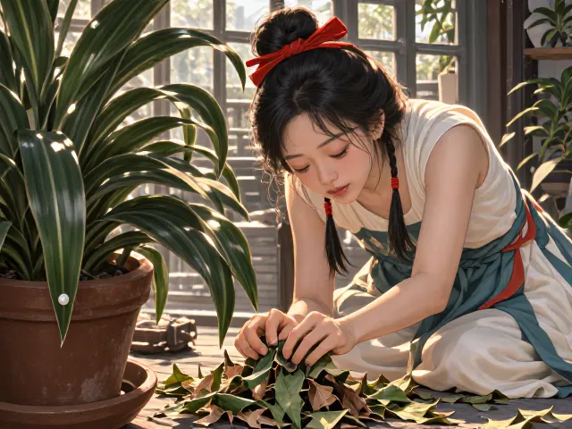 珍珠吊兰适宜温度15-25度，及时清理枯叶促生长