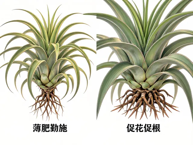 空气凤梨与文竹养护,薄肥勤施技巧,促花促长不烂根