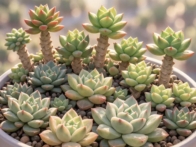 迷你景天高低错落有致?3招观察生长状态,打造精致微景观