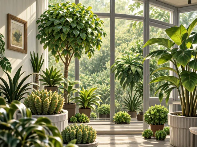 迷你景天与迷你榕养护，生物防治病虫害，打造健康室内绿植景观