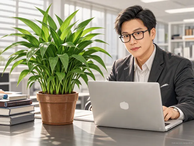 办公室桌面养吊兰能抑制细菌滋生吗?真实效果揭秘
