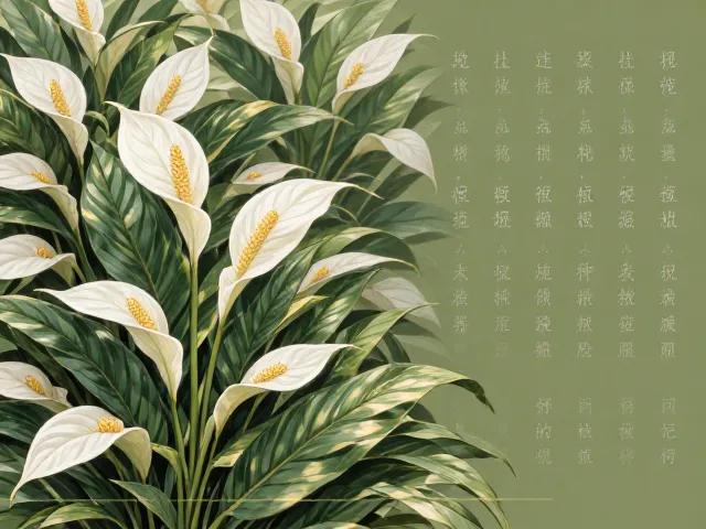 白掌（白鹤芋）耐阴性强，适合室内养护，附种植技巧