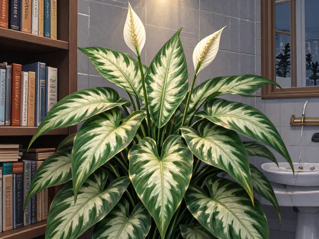 白鹤芋，书房浴室绿植角首选，高颜值耐阴好养