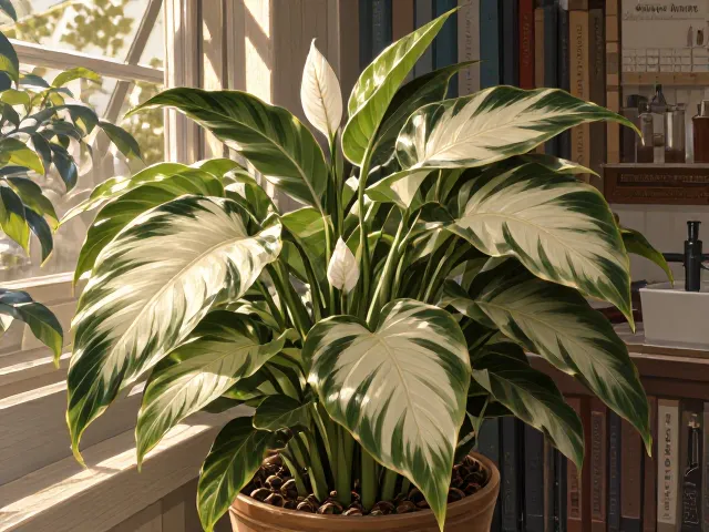 白鹤芋，书房浴室绿植角首选，高颜值耐阴好养